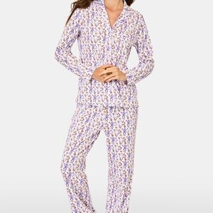 Roller Rabbit Trick or Treat Long Sleeve Polo Pajamas Size LORANGE / L